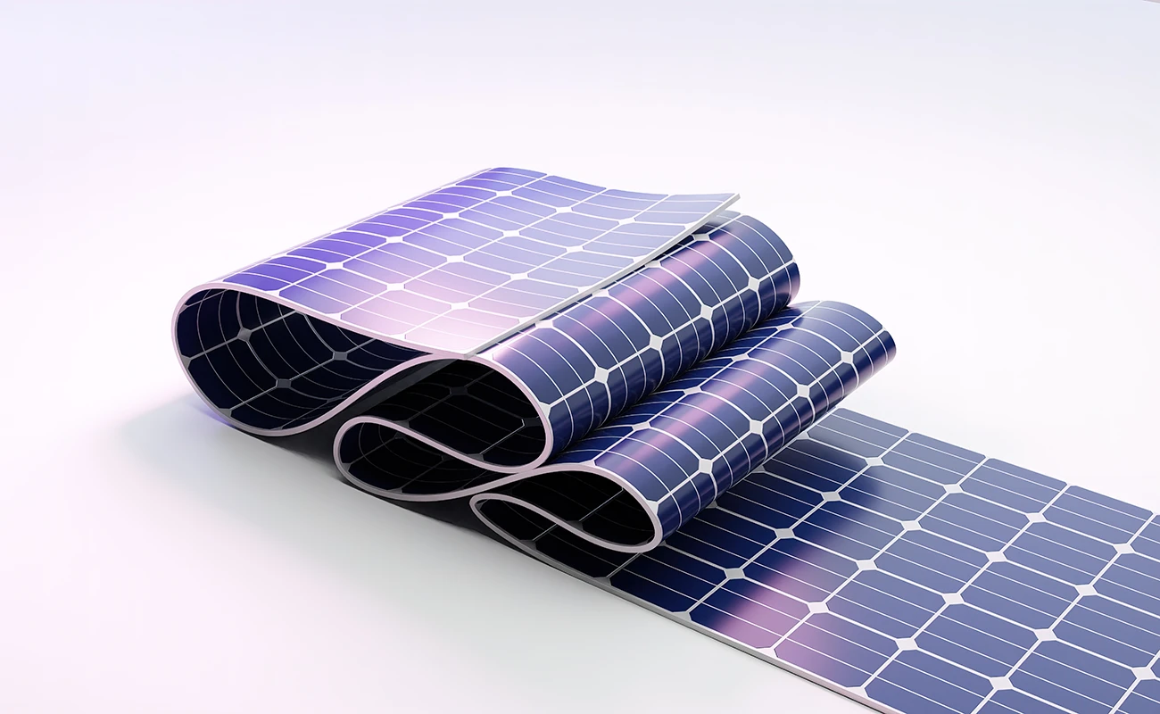 Flexible solar panels
